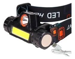 Linterna LED COB Frontal Minero Vapex GML 135R