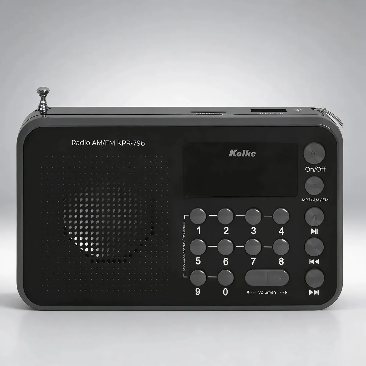 Radio portatil Recargable Kolke KPR-796