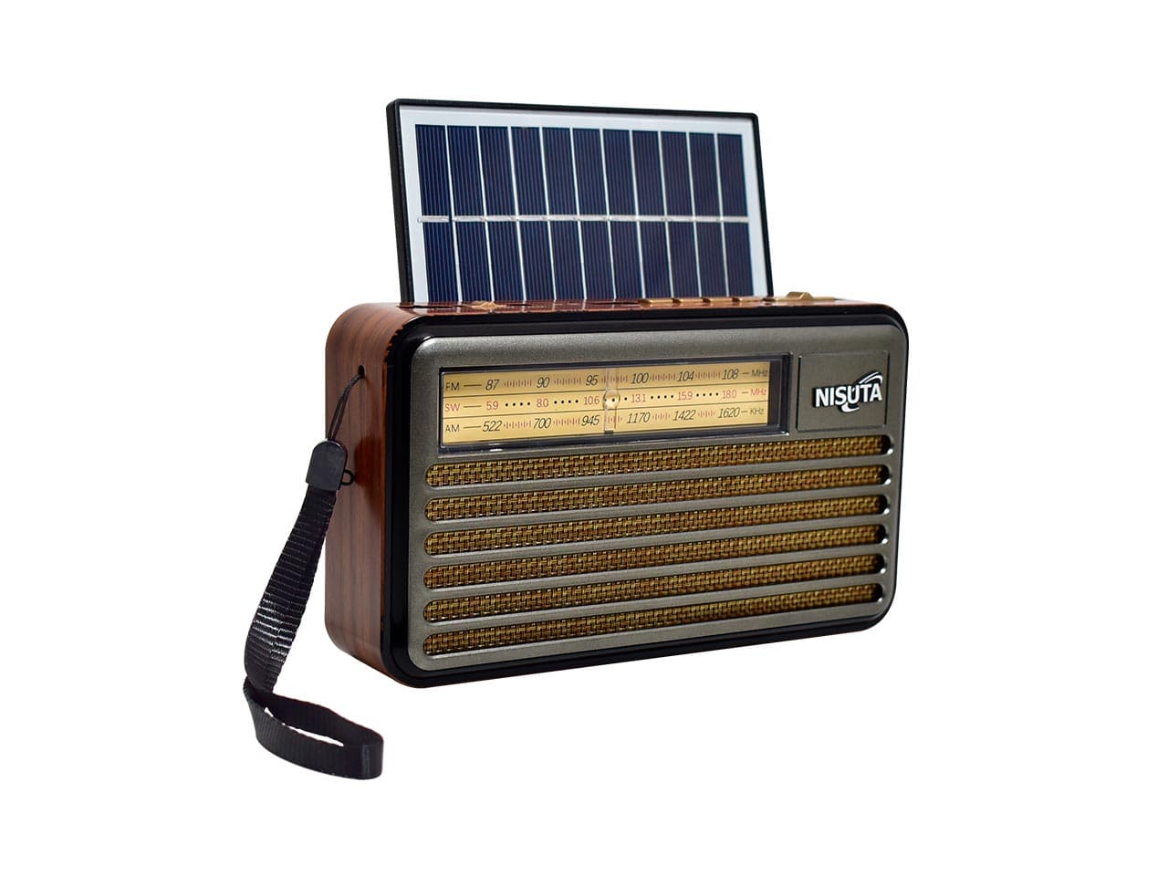 Radio Portatil Recargable Nisuta NSRV22S - SOLAR