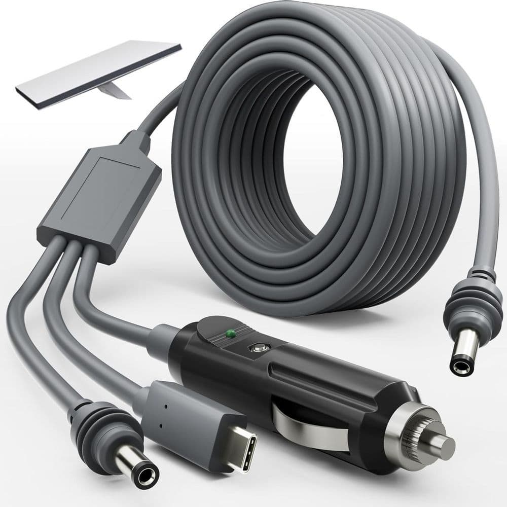 Cable 3 En 1 para vehiculo 3/5 Mts para antena Starlink